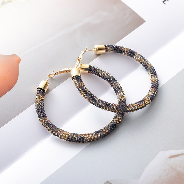 Wholesale Christmas Independence Day gradient color earrings for women,  gorgeous evening dress matching accessories