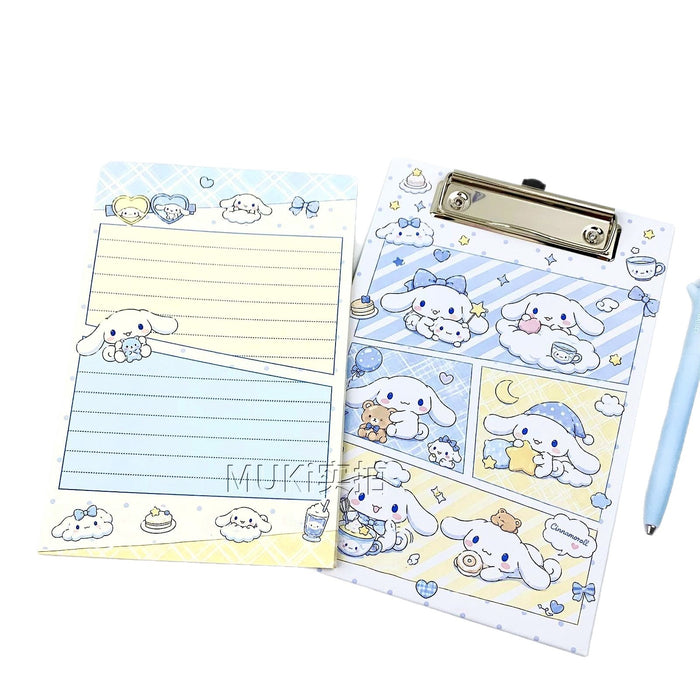 Wholesale Cute Cartoon Dog Board Clip Sticky Note Pad - Portable Memo Notebook Gift