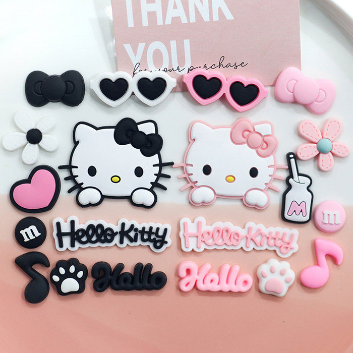 Wholesale 10pcs Cat Soft Glue DIY Accessories Mobile Phone Shell Insulation Cup Decorative Patch Shoes