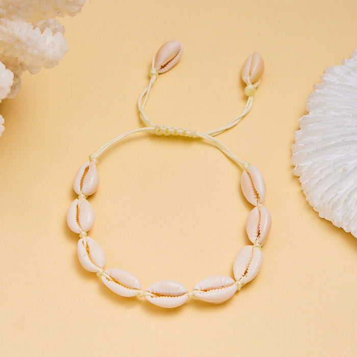 Wholesale Bohemian Sea Star Shell Beaded Bracelet Summer Beach Vacation Jewelry Accessory