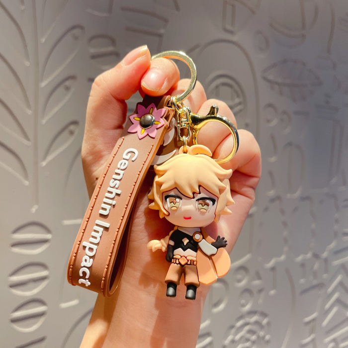 Wholesale Silicone Cute Cartoon Keychain JDC-KC-Chaow003