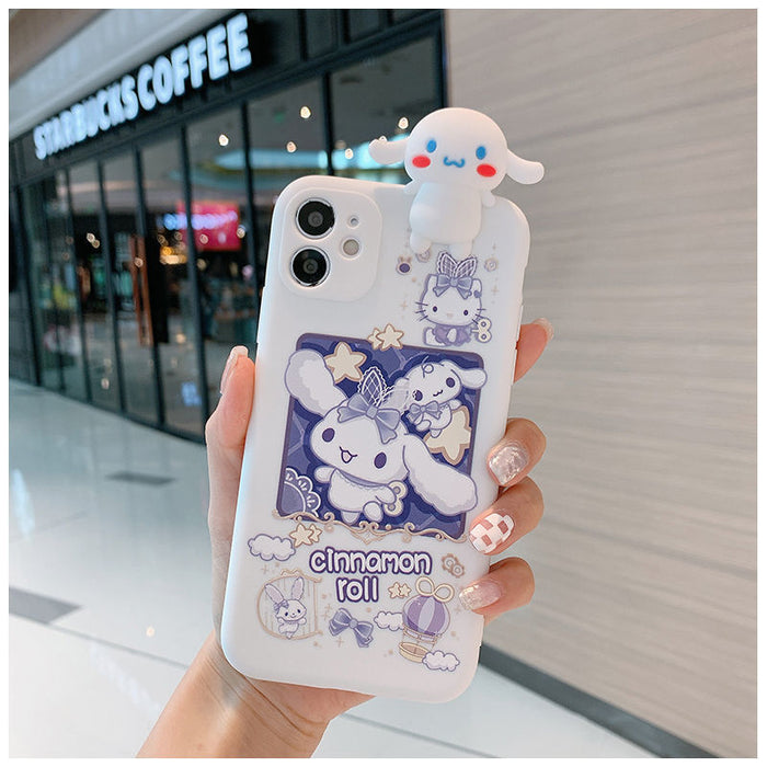 Wholesale Three-dimensional Silicone Cartoon Mobile Phone Case (S) JDC-PC-Longt004