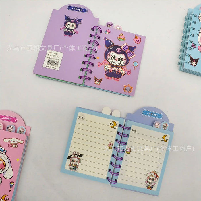 Wholesale A7 Cute Cartoon Flip-Top Spiral Notebook for Students