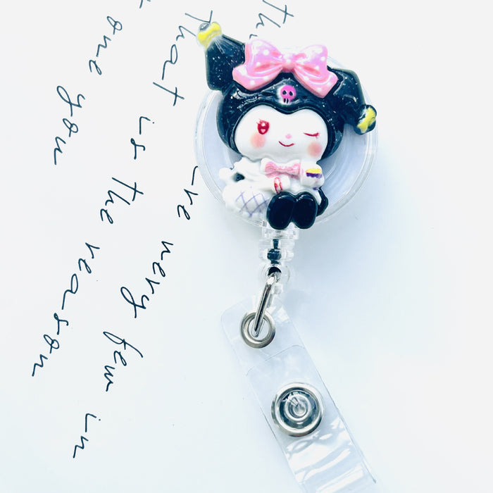 Wholesale Easy-pull snap retractable cartoon work badge Badge Reels