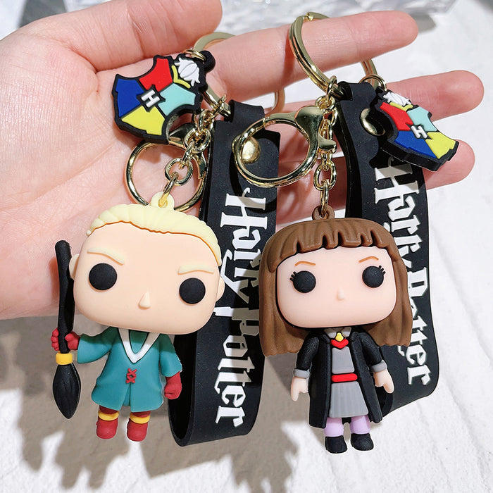 Wholesale Anime Silicone Cartoon Pendant Bag Pendant Keychains