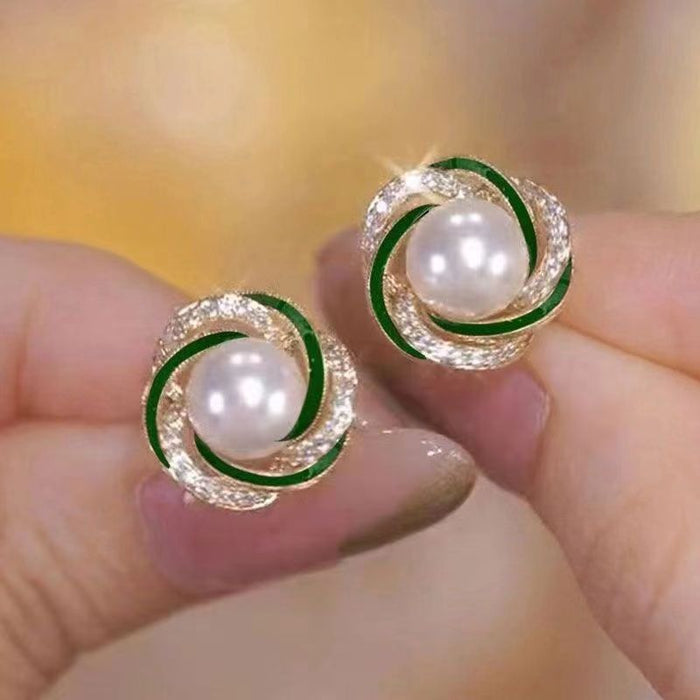 Wholesale Exquisite red beaded stud earrings with 925 sterling silver posts.