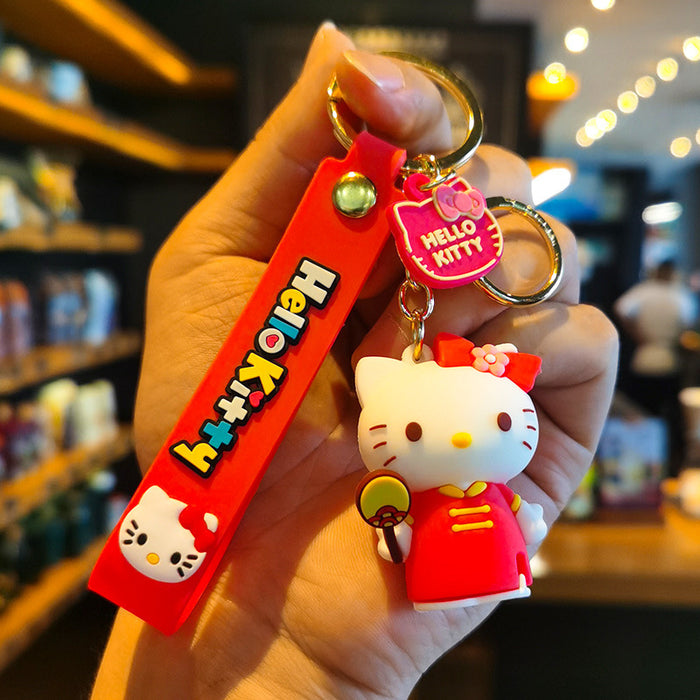 Wholesale Cartoon Doll Silicone Keychain JDC-KC-Tingm259