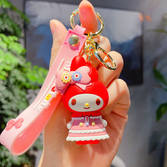 Wholesale Flower Cartoon Cute Doll Pendant Keychain JDC-KC-JG031