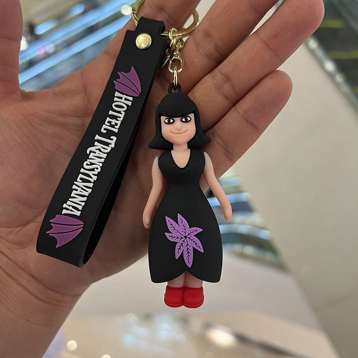 Wholesale Creative Soft Rubber Doll PVC Keychain (F) JDC-KC-XingS008