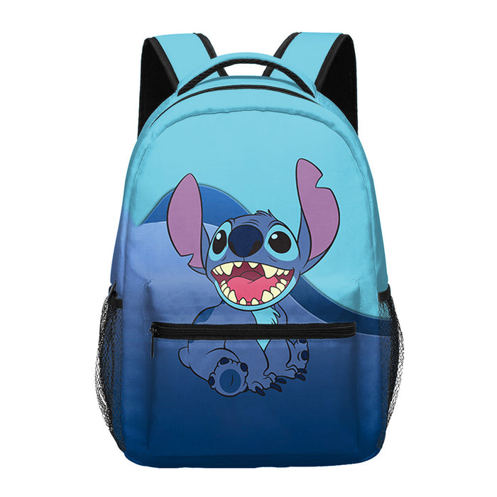 Wholesale Stitch Backpack Digital Full Print Student Schoolbag Cartoon Anime Backpack in Stock JDC-BP-Shangl004