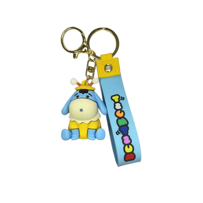 Wholesale Cartoon Silicone Doll Keychain JDC-KC-MingT250