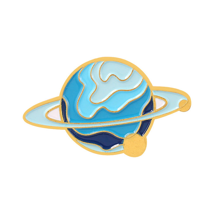 Wholesale Colorful Planet Brooch Metal Badge JDC-BC-BL023