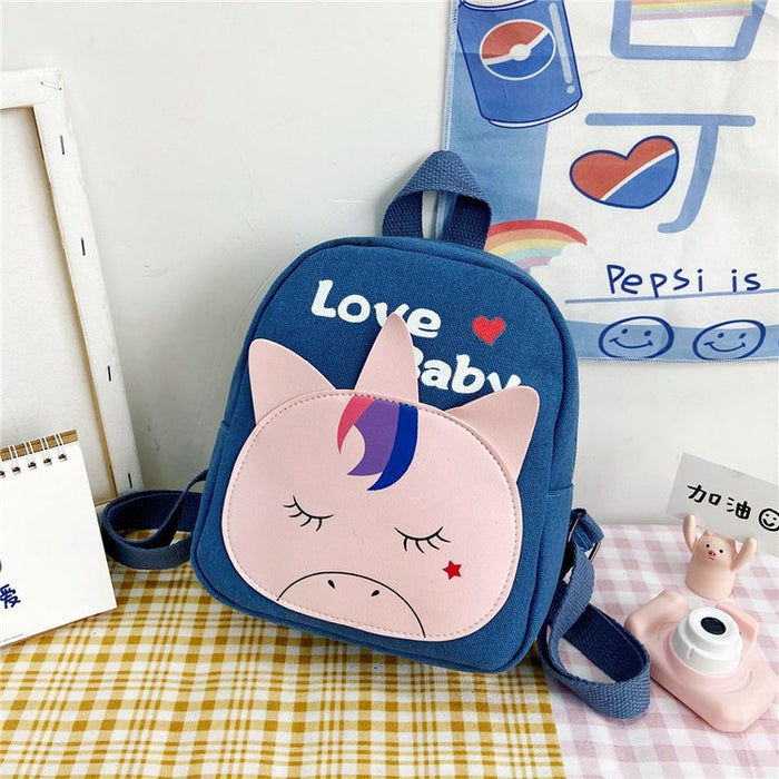 Wholesale Cartoon Soft Cute Canvas Backpack JDC-BP-YuanDuo001