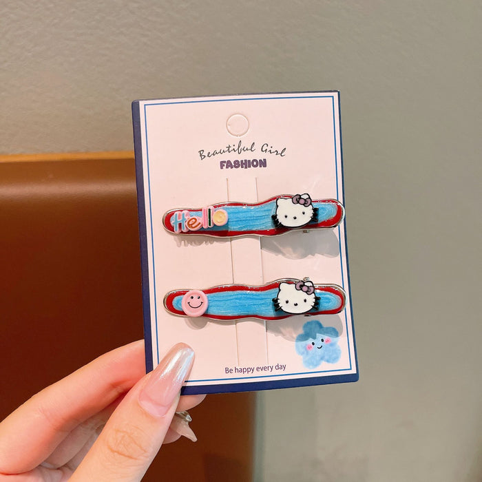 Wholesale Children' s blue cat hair clip