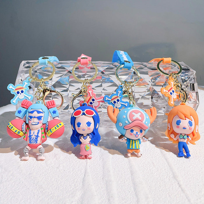 Wholesale Cartoon Doll PVC Keychain JDC-KC-Qiwei008