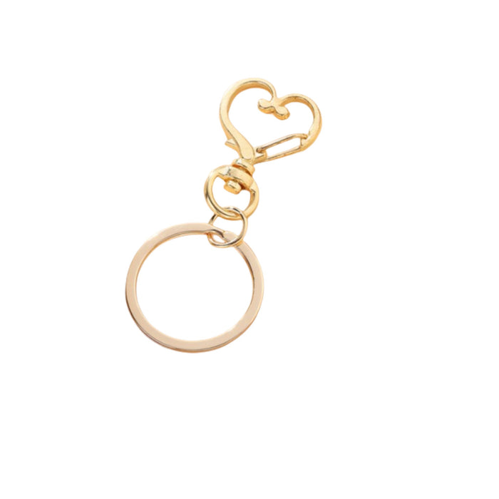 Wholesale Shaped Heart Button Keychain JDC-KC-RongR010