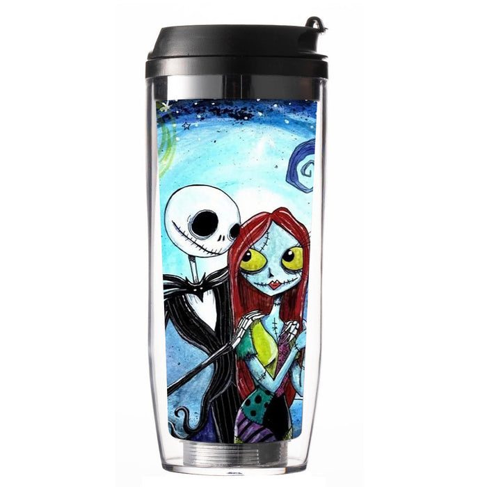 Wholesale Halloween Double Layer Plastic Straw Cup JDC-CUP-WuDuomei002