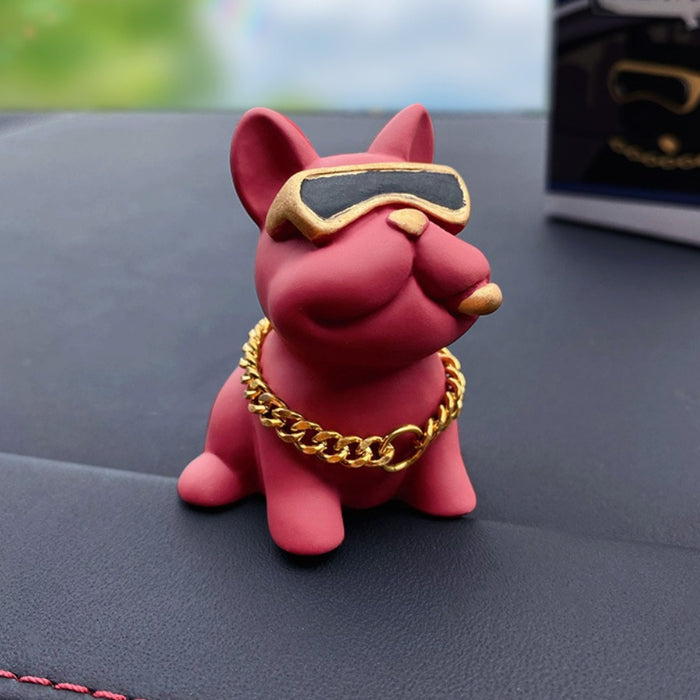 Wholesale Cute Resin Bulldog Keychain