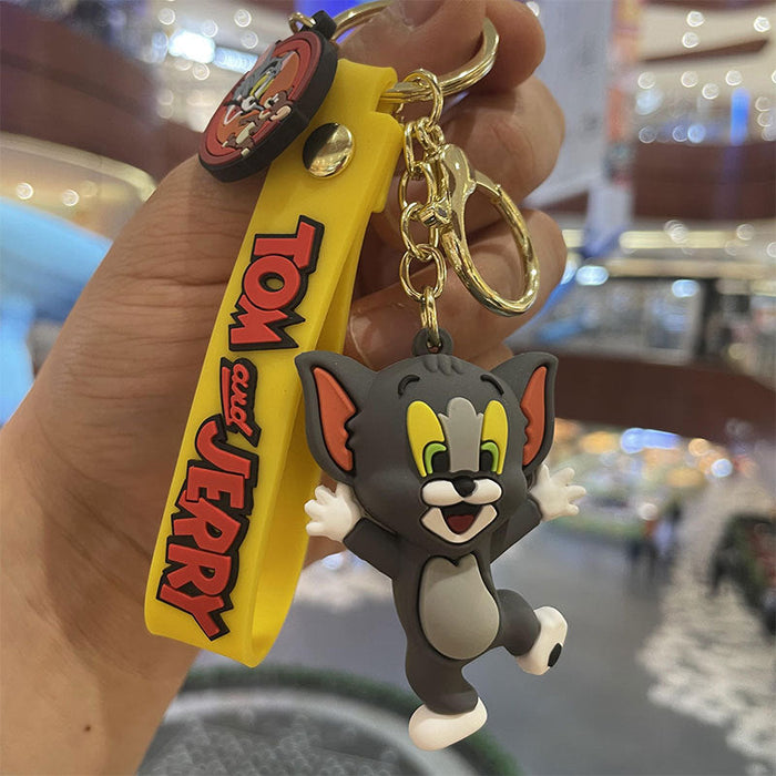 Wholesale Keychains PVC Hardware Cute Cartoon (M) JDC-KC-MiaoY044