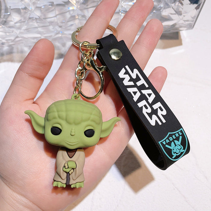 Wholesale Cartoon Silicone Doll Keychain JDC-KC-QiChao014