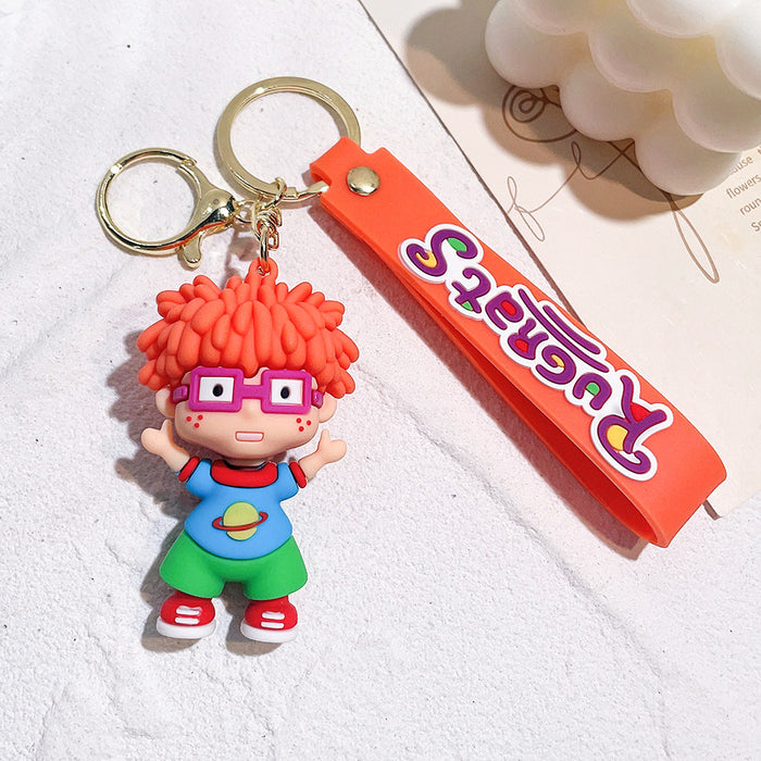 Wholesale Cartoon Doll PVC Keychain JDC-KC-Qiwei005