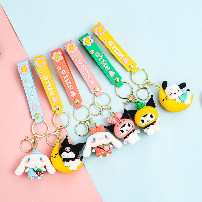 Wholesale Cartoon keychain pendant, cute cartoon doll, car bag pendant