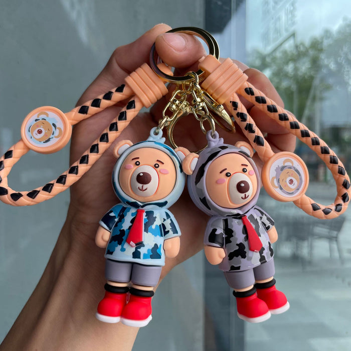 Wholesale Fashion Keychain Car Keychain Cartoon Doll Student Backpack Pendant Creative