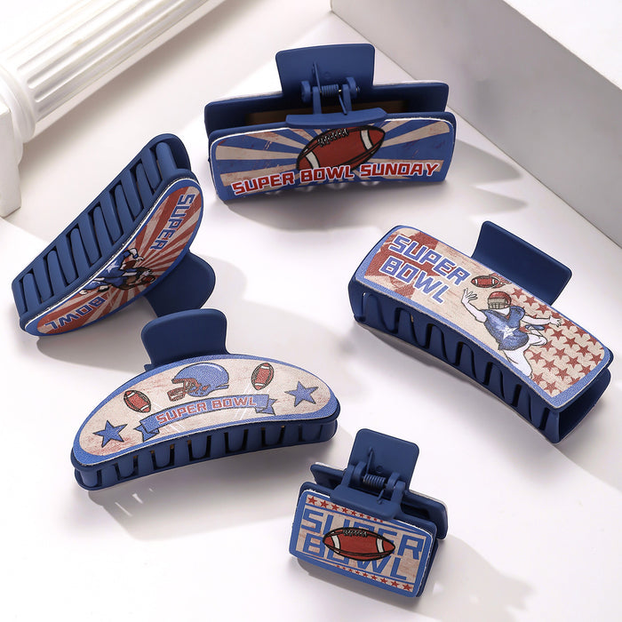 Wholesale Fashionable rugby hair accessories Hair Clips