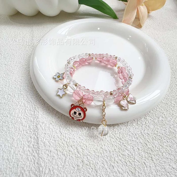 Wholesale Beaded Bracelet Cute Elastic Cartoon Jade Broken Cloth Bracelet Bracelet Girlfriend Gift