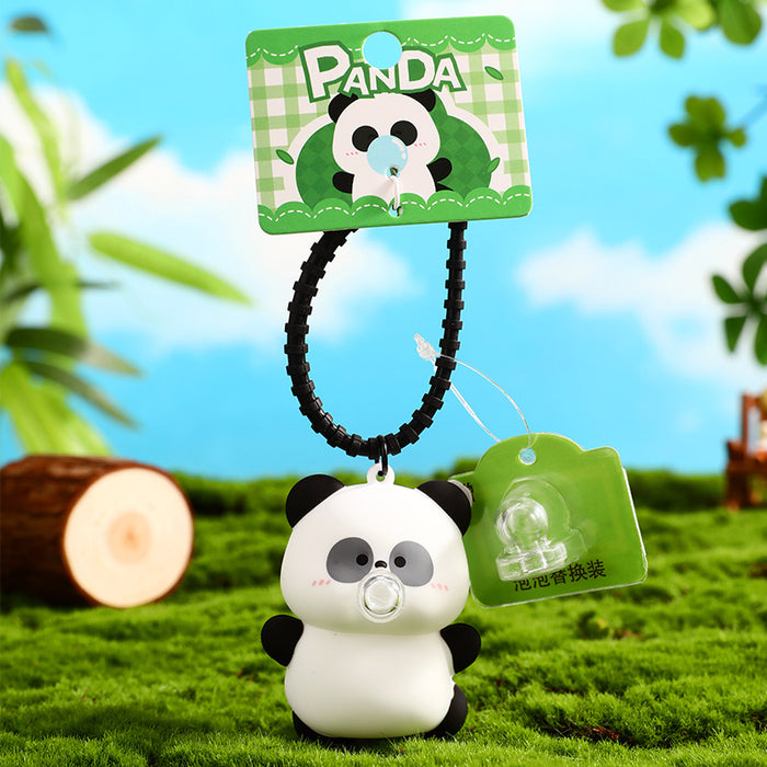 Wholesale Panda Keychain Pendant Cute PinchBag Hanging Ornaments