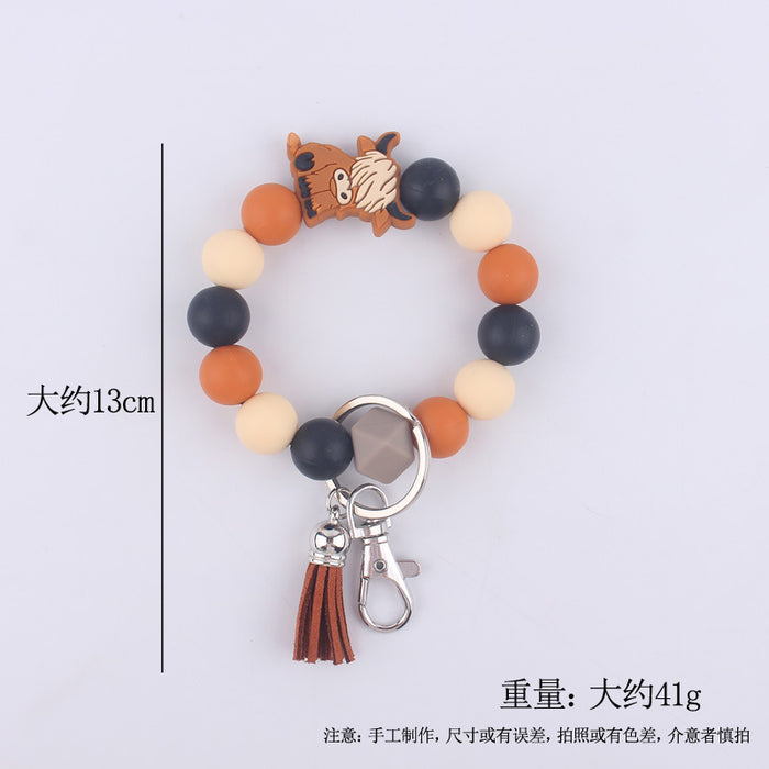 Wholesale Cartoon silicone keychain accessories