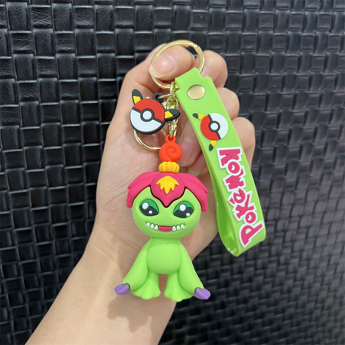 Wholesale Cartoon Cute Silicone Keychains JDC-KC-JinB023