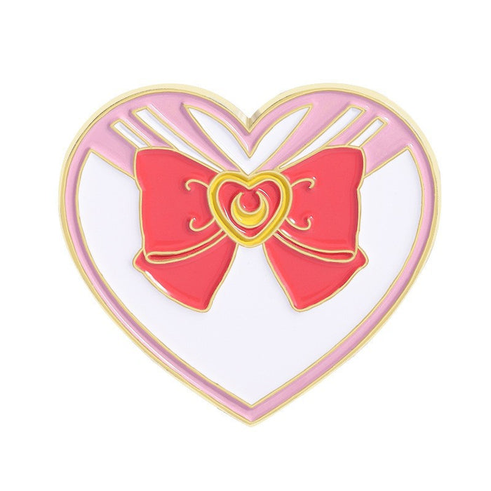 Wholesale Enamel Bow Flower Brooch Pin Set Cute Lapel Badge Party Jewelry Accessory