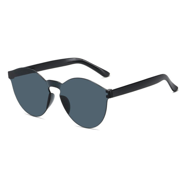 Wholesale Glasses Fashion Sunglasses Transparent Integrated Frameless Sunglasses
