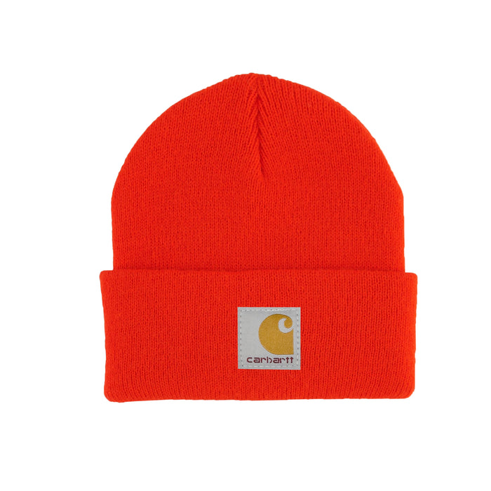Wholesale Solid color knitted beanie hat with folded brim winter hat
