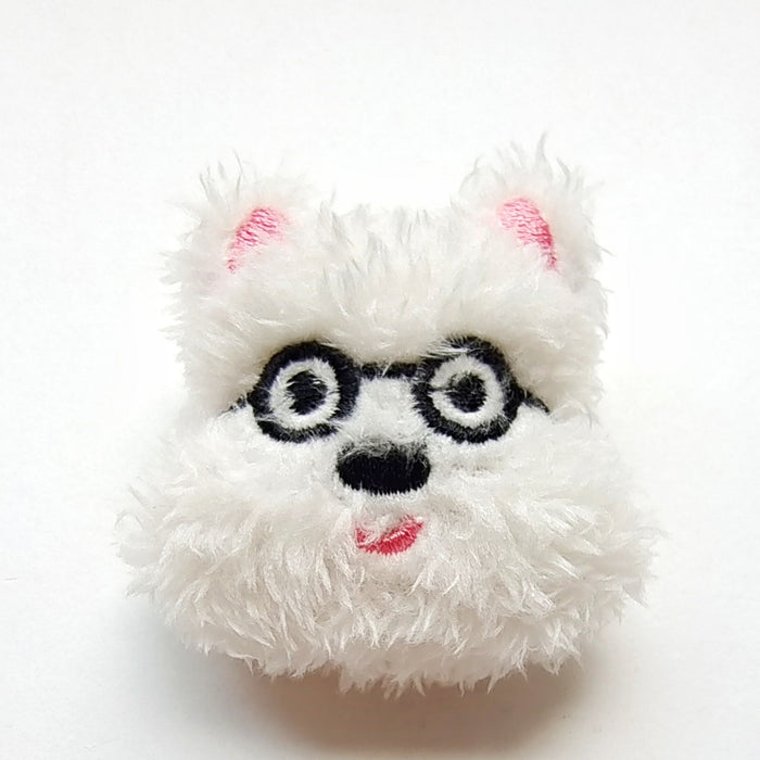 Wholesale Cartoon West Highland Terrier Plush Doll Accessory Cute Puppy Doll Brooch Hair Accessory Mobile Phone Case Accessory