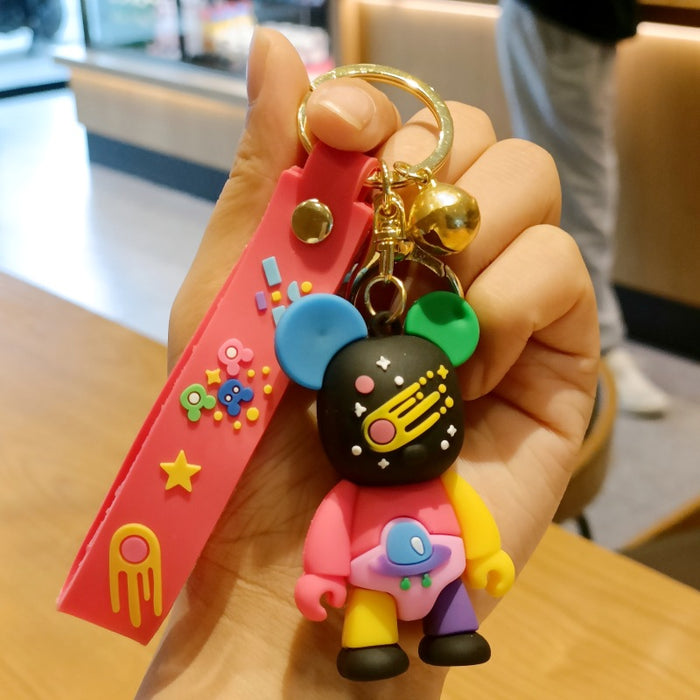 Wholesale Silicone Cartoon Doll Keychain JDC-KC-MingT211