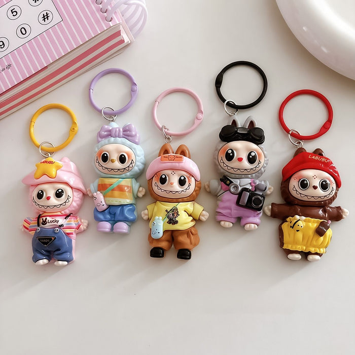 Wholesale Large Cartoon DIY Resin Keychain Cute Bag Charm for Gift Boutique