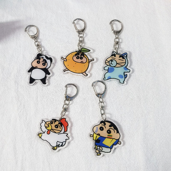 Wholesale cartoon acrylic keychains JDC-KC-ChuangYi014