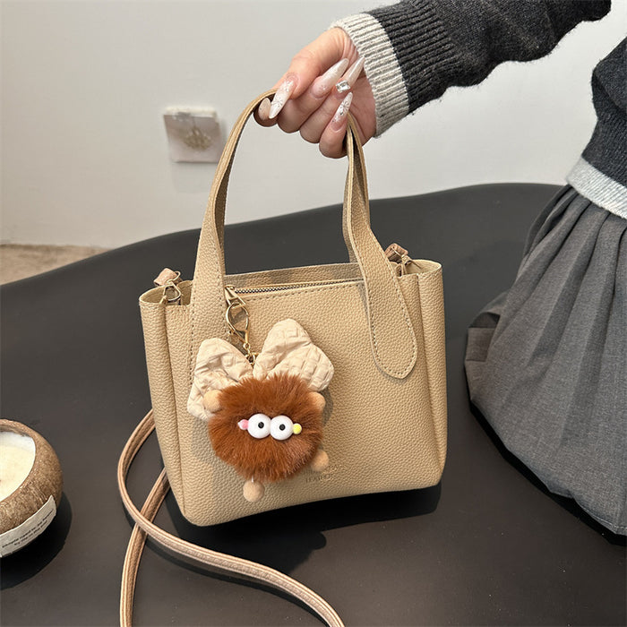 Wholesale Trendy and fashionable bucket bag, simple and versatile shoulder bag, casual bag
