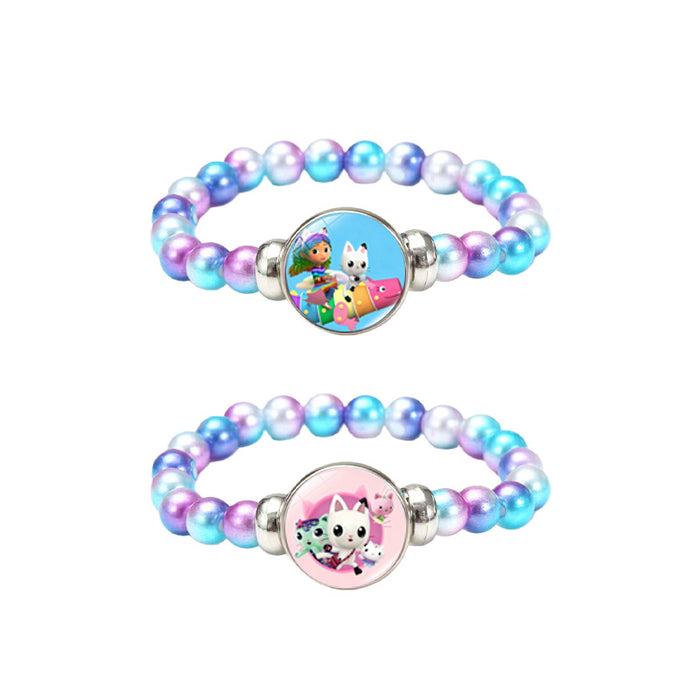 Wholesale Dollhouse  Colorful Beads Bracelet