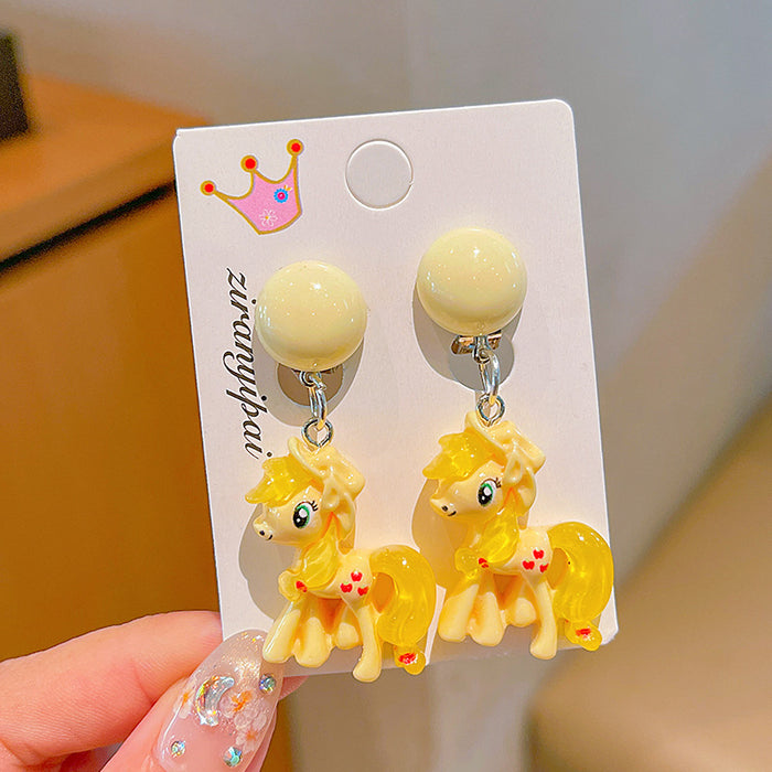 Wholesale  Children's Ear Clip Cartoon Ear Holes Jewelry Earrings  Girls' Earrings Jewelry