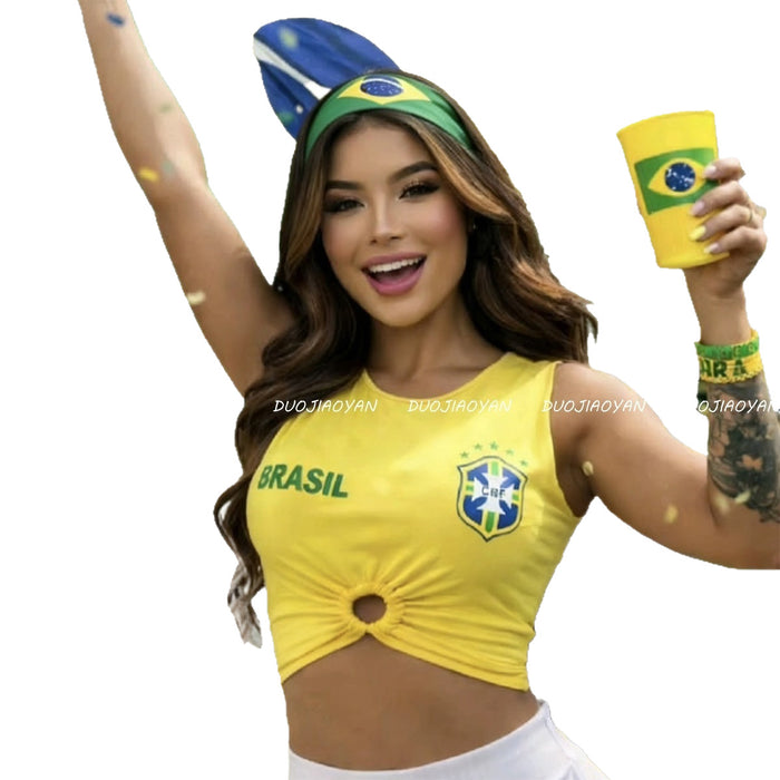 Wholesale Trendy Football Fan Headf Polyester Print Sweat-Absorbing Headband