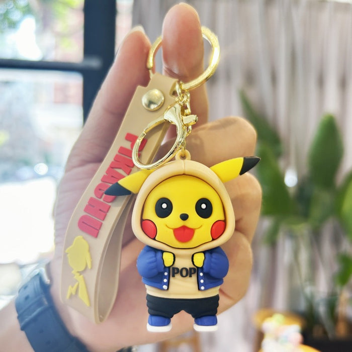 Wholesale PVC Cartoon Doll Keychain JDC-KC-WuYi122