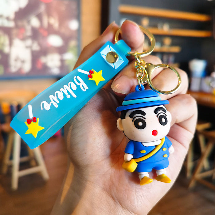 Wholesale Cartoon Doll Silicone Keychain JDC-KC-Tingm251