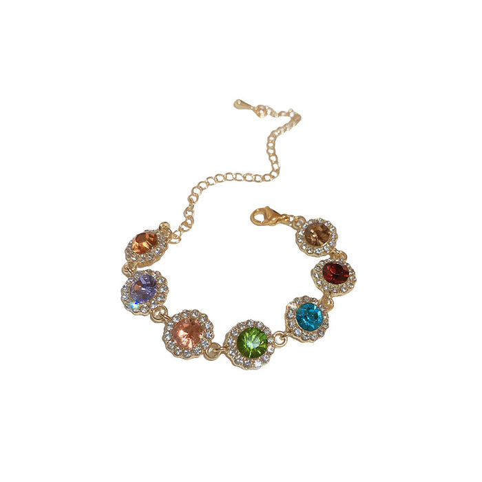 Wholesale Diamond Round Geometric Bracelet Bracelet for Women