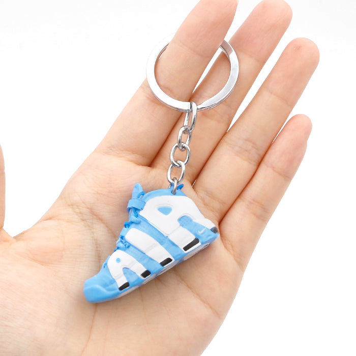 Wholesale PVC Basketball Shoe Model Keychain JDC-KC-QLPing010