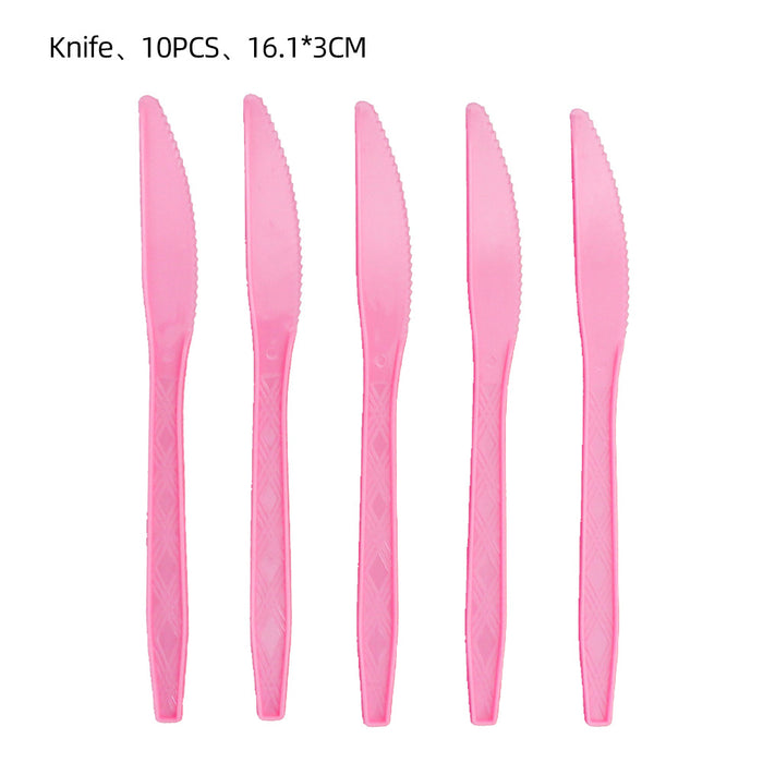 Wholesale Mermaid Theme Tableware Tablecloth Paper Cup Tissue Paper Tray Pink Fishtail Decoration Birthday Party Layout