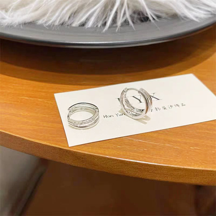 Wholesale Earrings for Women, Simple, Fashionable, Versatile, Niche Design, Exquisite Earrings, High-End Jewelry