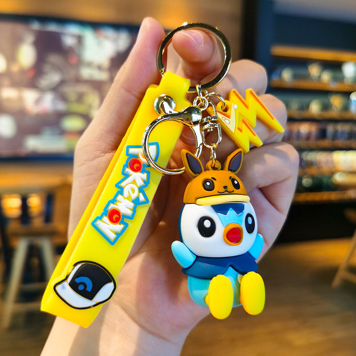 Wholesale Cartoon Silicone Doll Keychain JDC-KC-Tingm285